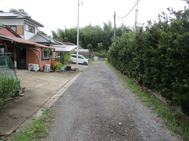 いすみ市日在の平屋住宅に接する約4.5m私道